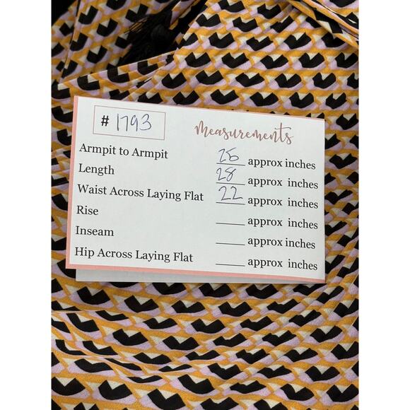 DR2 Daniel Rainn Pink Orange Black Geometric Pattern Flowy Blouse Top Size XXL - Picture 9 of 9